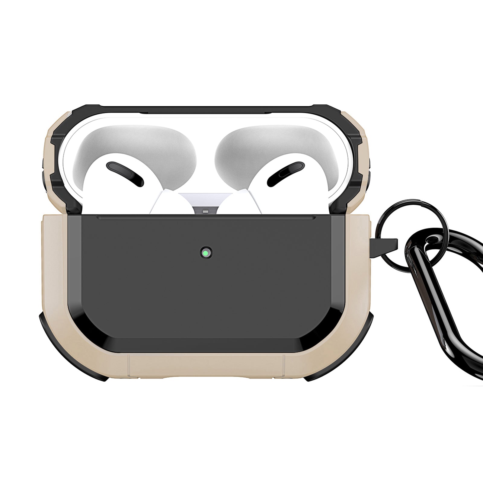 DUX DUCIS PECA Series for Apple AirPods Pro 2 Armor Cover Shock-Absorbing PC+TPU Earphone Case with Keychain DUX DUCIS PECA Series for Apple AirPods Pro 2 Armor Cover Shock-Absorbing PC+TPU Earphone Case with Keychain